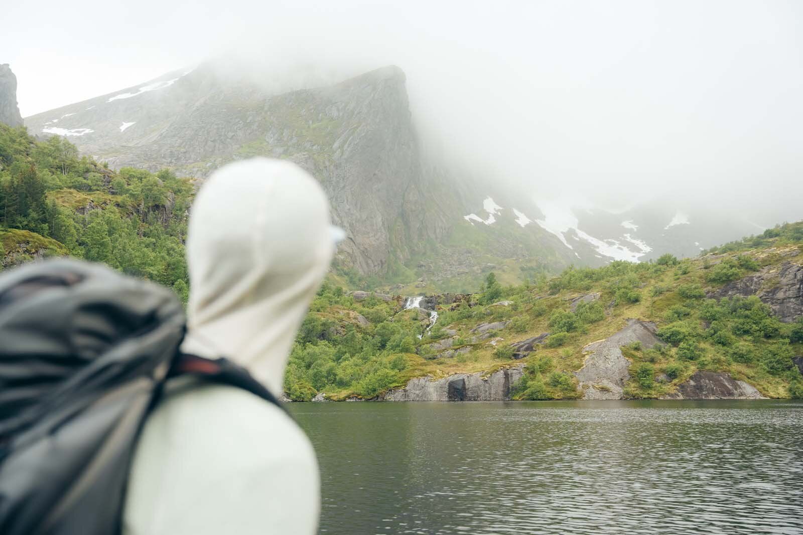 A foggy view and the Osprey Exos 58 Backpack