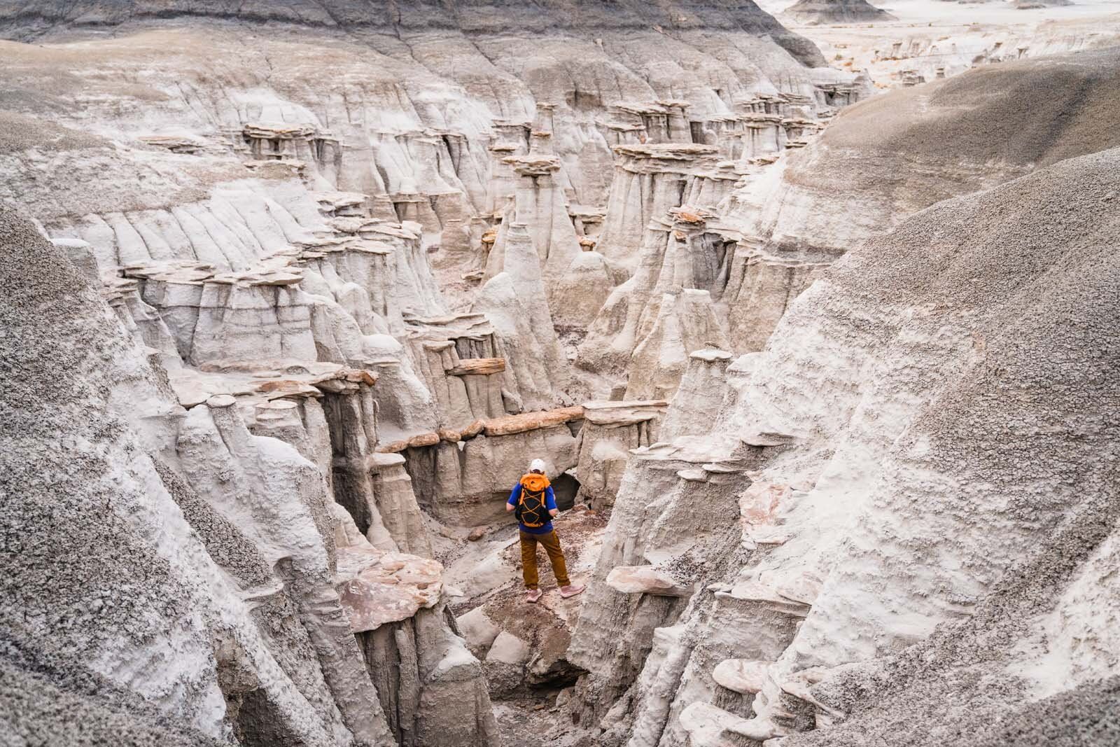 In the midst of badlands with the ULA Circuit Backpack