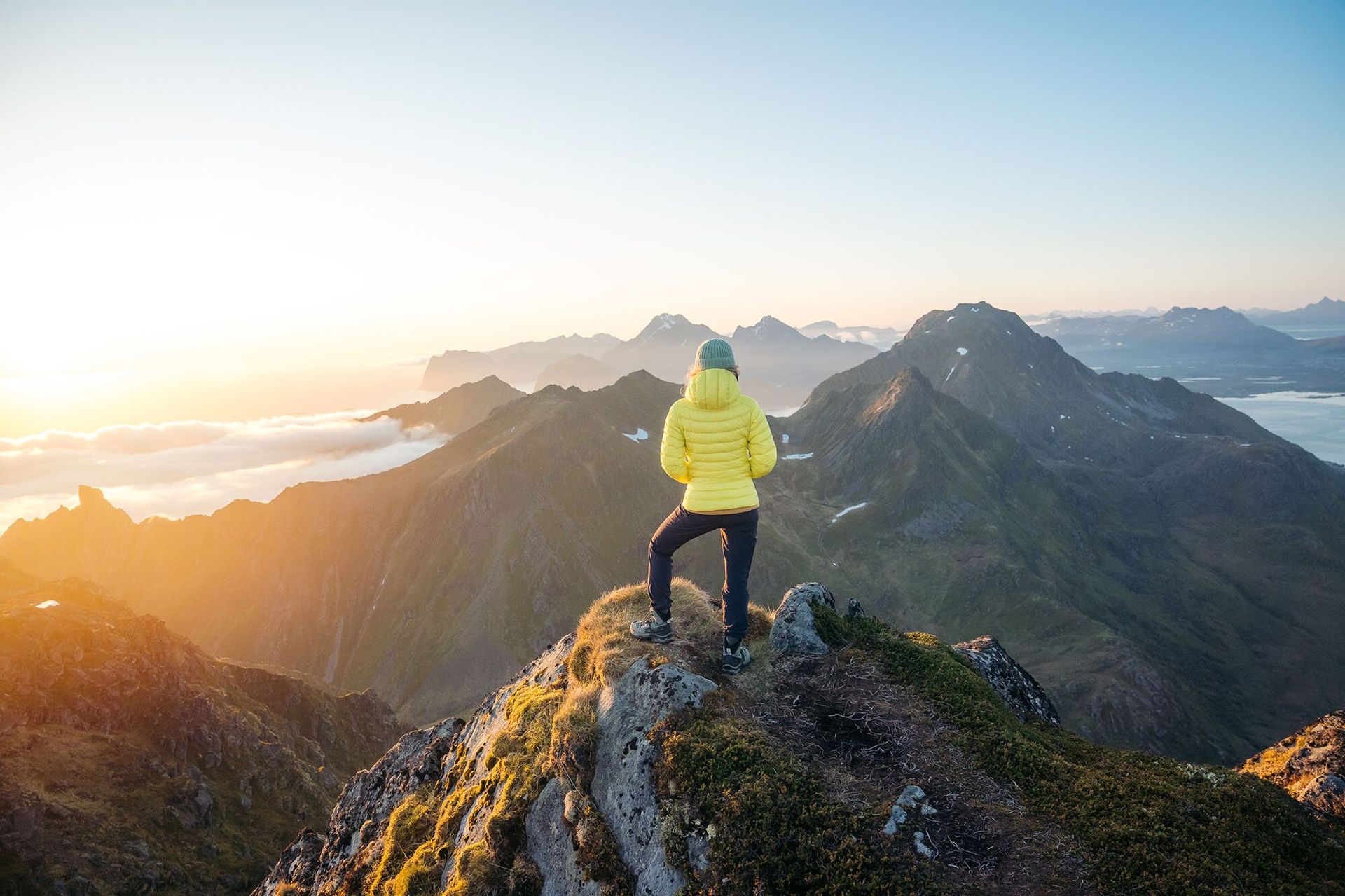 Looking out over Lofoten