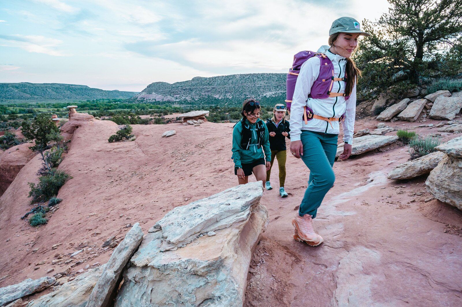 Osprey Tempest Velocity 30 hiking daypack in use on the hiking trail