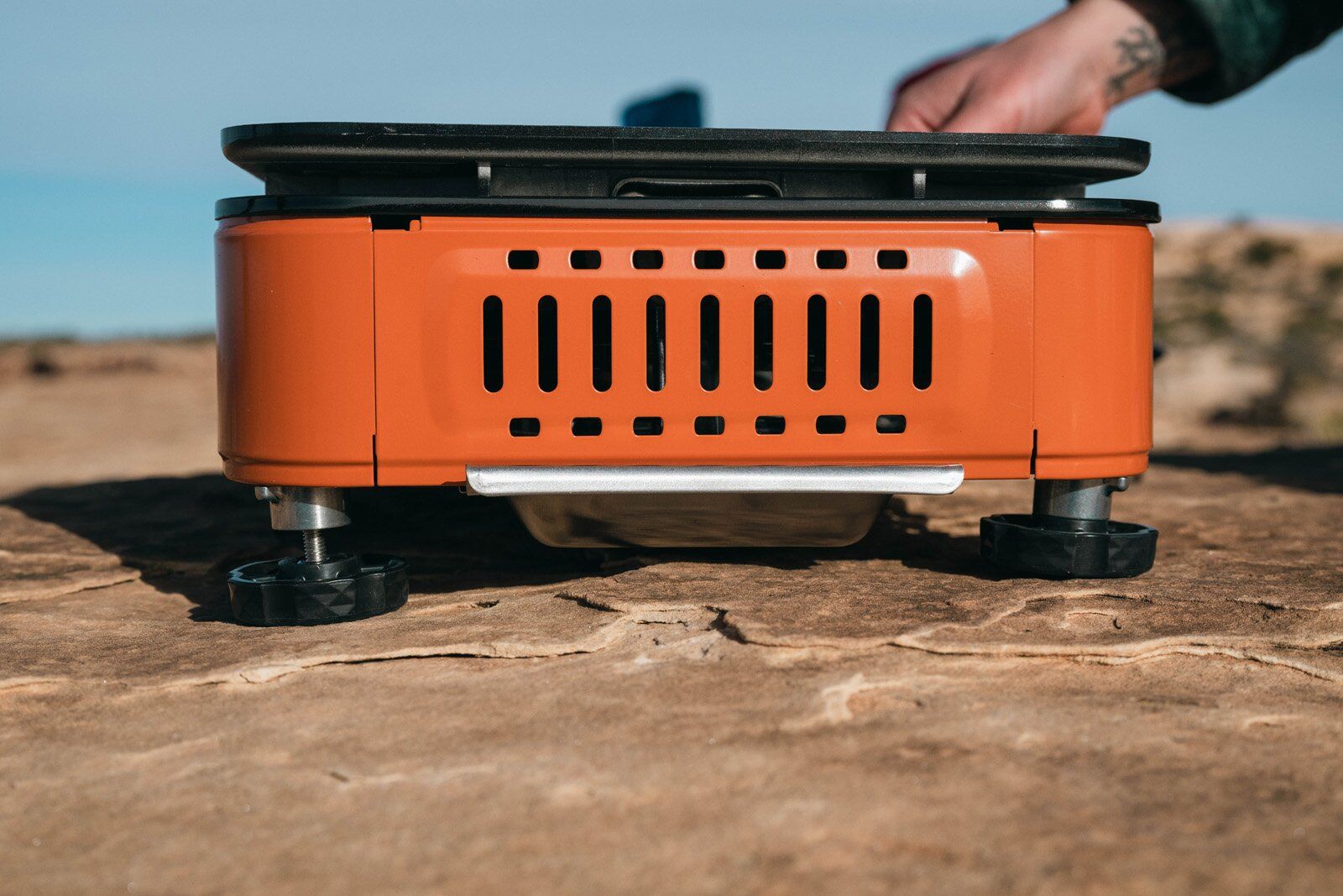 Rear view of Eureka SPRK camping stove