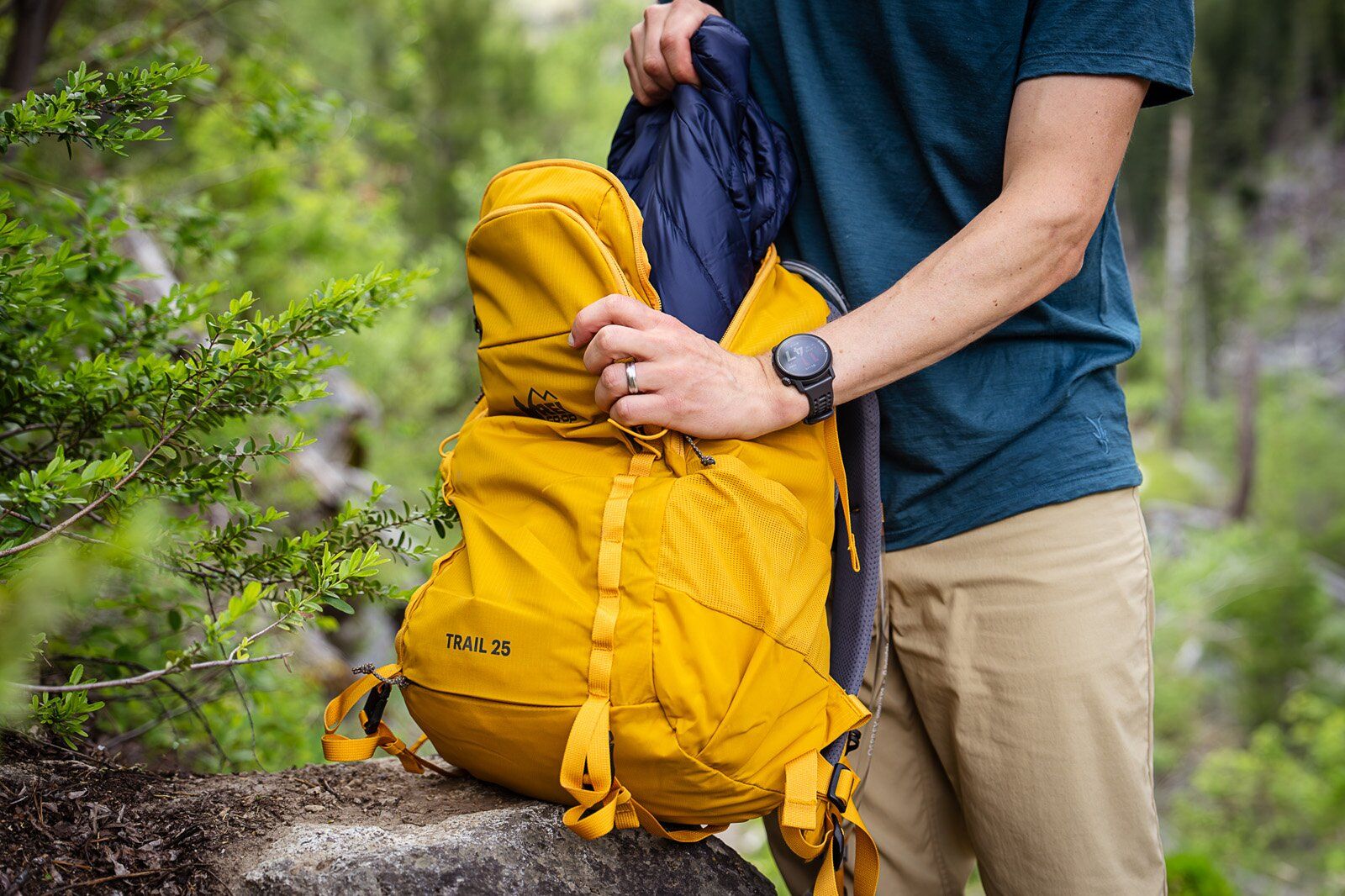 REI Co-op Trail 25 hiking daypack main compartment