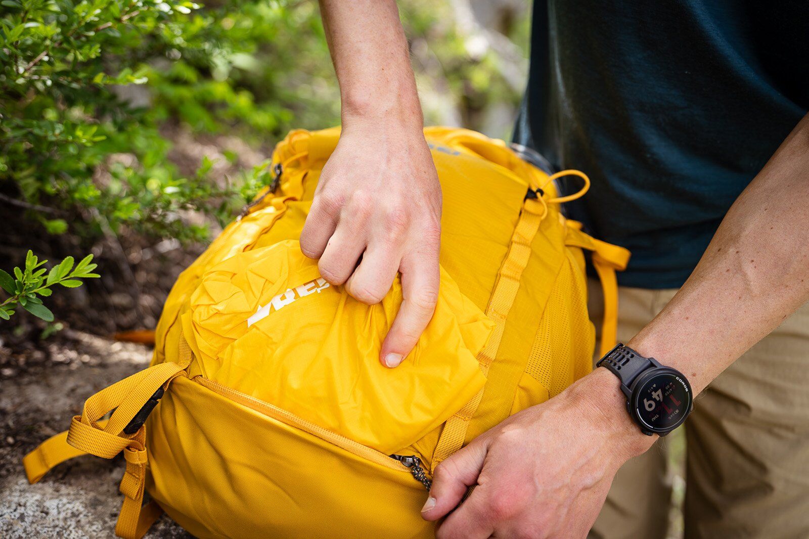 REI Co-op Trail 25 hiking daypack rain cover pocket