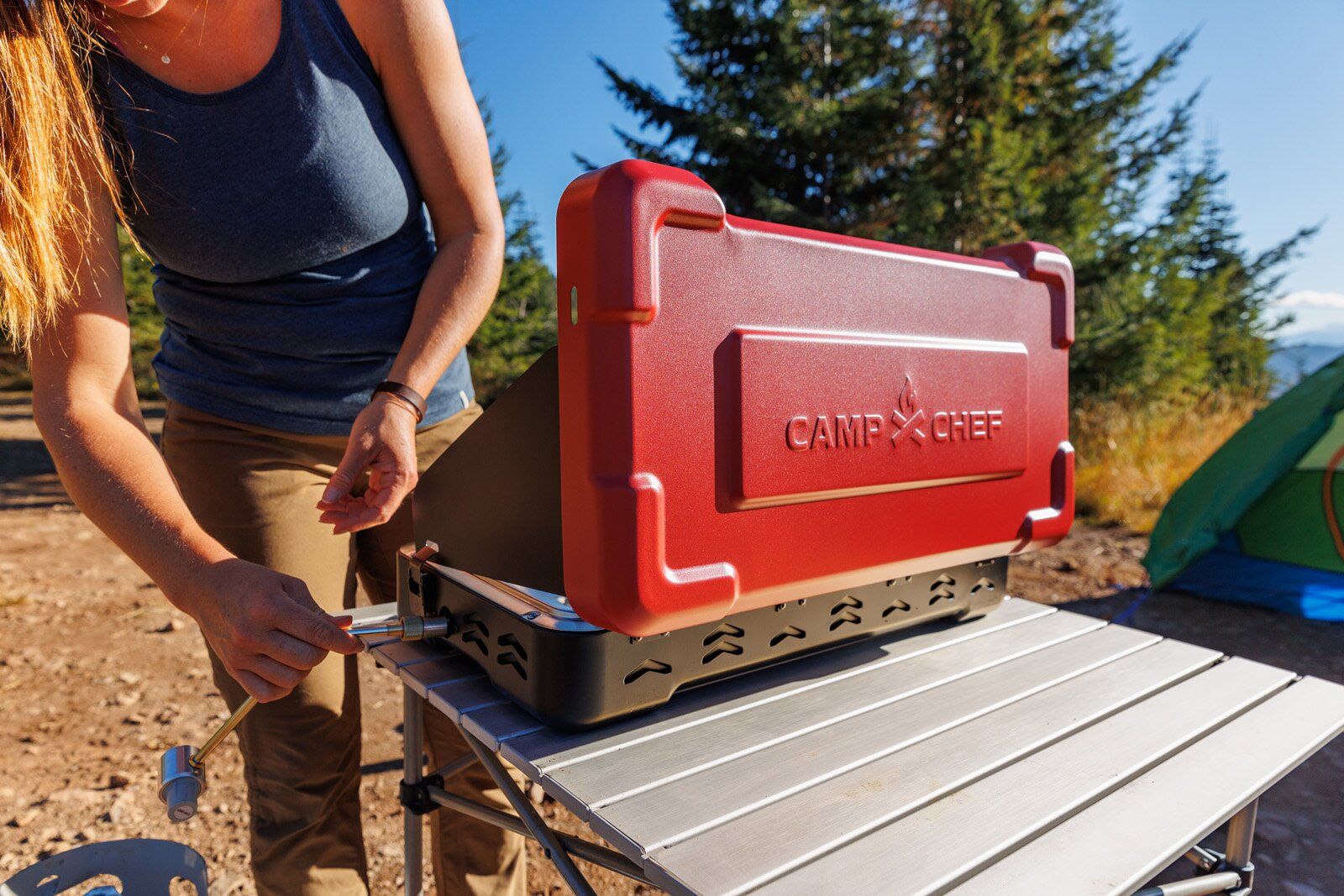 Setting up the Camp Chef Everest 2X camping stove